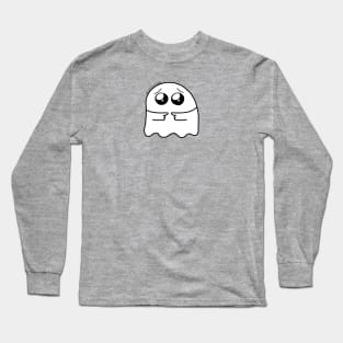 Cute Ghost Boi No Triccs No Tricks Long Sleeve T-Shirt